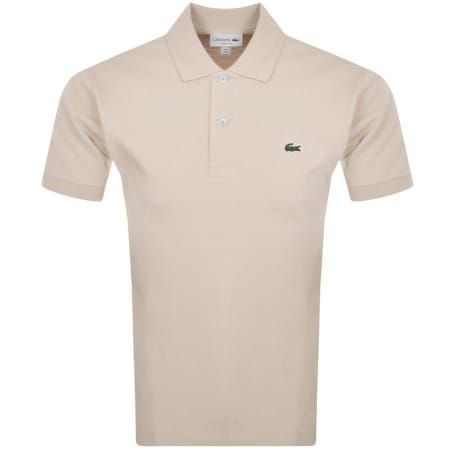 Product Image for Lacoste Short Sleeved Polo T Shirt Cream