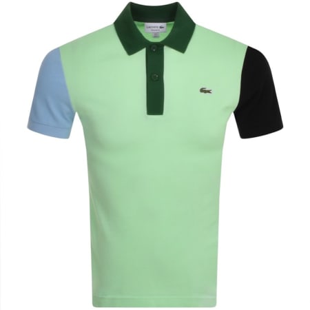 Product Image for Lacoste Colour Block Polo T Shirt Green