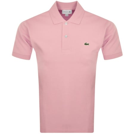 Product Image for Lacoste Short Sleeved Polo T Shirt Pink