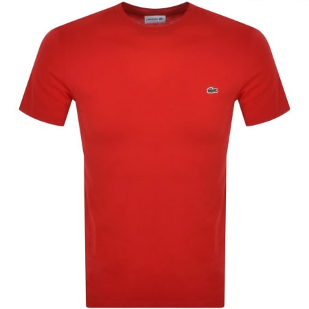 Product Image for Lacoste Short Sleeved Polo T Shirt Red