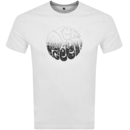 Product Image for Pretty Green Crowd Logo T Shirt White