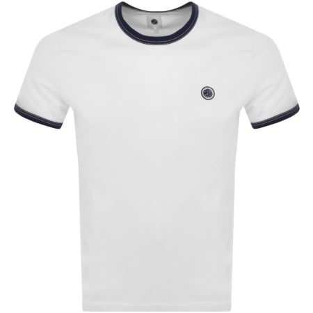Product Image for Pretty Green Epsilon Ringer T Shirt White