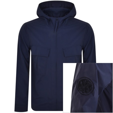 Product Image for Pretty Green Openshaw Hooded Jacket Navy