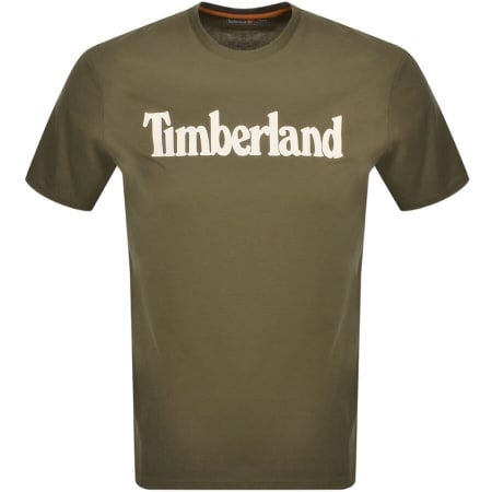 Product Image for Timberland Logo T Shirt Green