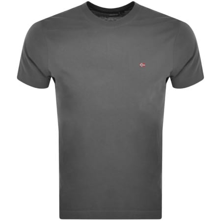 Product Image for Napapijri Salis Logo T Shirt Grey