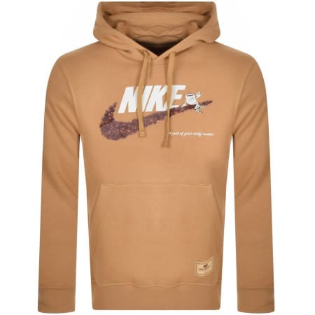 Product Image for Nike Swoosh Coffee Logo Hoodie Brown