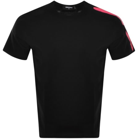 Product Image for DSQUARED2 Shoulder Logo T Shirt Black