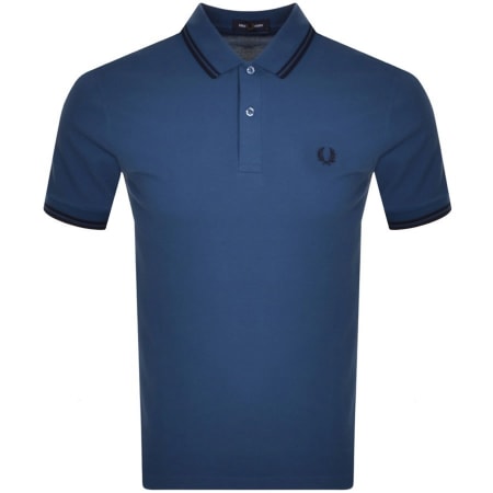 Product Image for Fred Perry Twin Tipped Polo T Shirt Blue