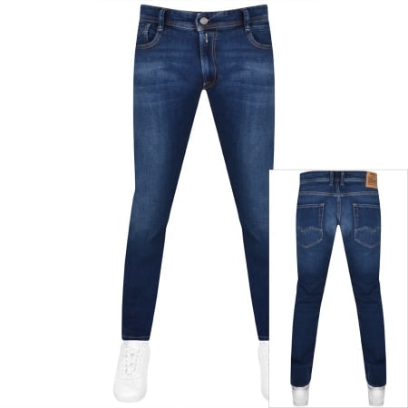 Product Image for Replay Comfort Fit Rocco Dark Wash Jeans Blue
