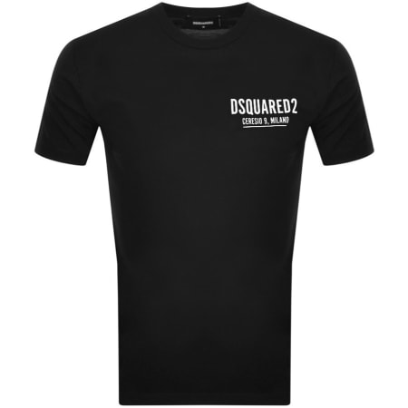 Product Image for DSQUARED2 Short Sleeved T Shirt Black
