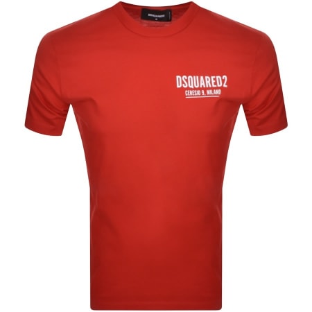 Product Image for DSQUARED2 Short Sleeved T Shirt Red