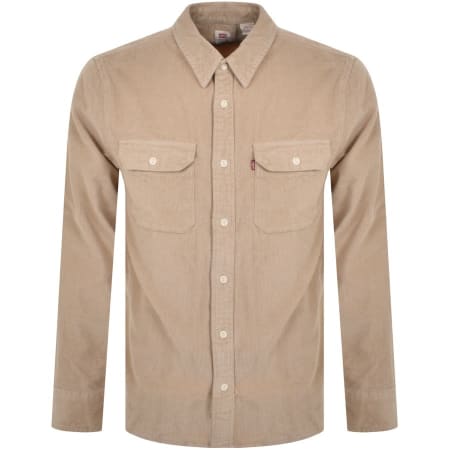 Product Image for Levis Classic Worker Long Sleeve Shirt Beige