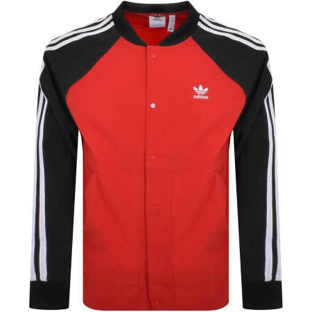Product Image for adidas Originals Superstar Woven Jacket Red