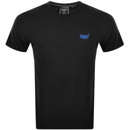 Product Image for Superdry Short Sleeved T Shirt Black