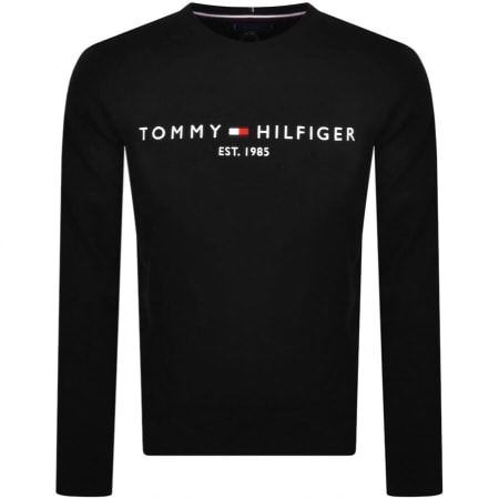 Product Image for Tommy Hilfiger Logo Sweatshirt Black