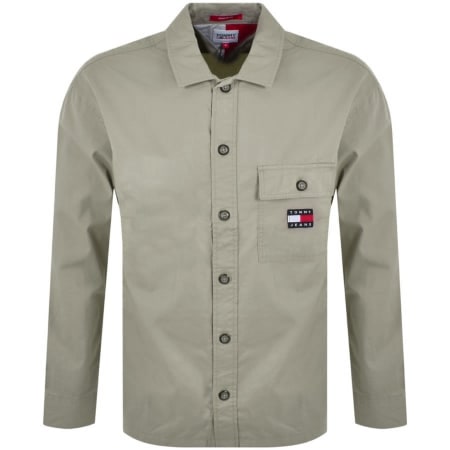 Product Image for Tommy Jeans Solid Overshirt Green