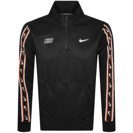 Product Image for Nike Repeat Logo Half Zip Club Sweatshirt Black