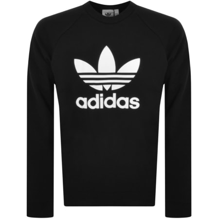 Product Image for adidas Originals Trefoil Crew Sweatshirt Black