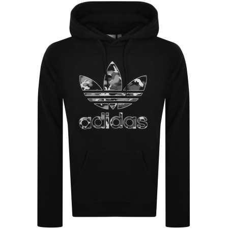 Product Image for adidas Originals Camo Logo Hoodie Black