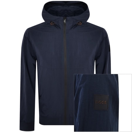 Product Image for BOSS Landye Ogden Hooded Jacket Navy
