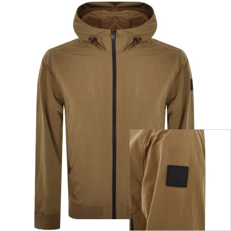 Product Image for BOSS Landye Ogden Hooded Jacket Brown