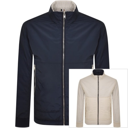Product Image for BOSS Crepin Reversible Jacket Navy
