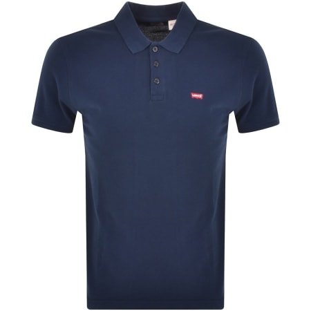 Product Image for Levis Original HM Short Sleeved Polo T Shirt Blue