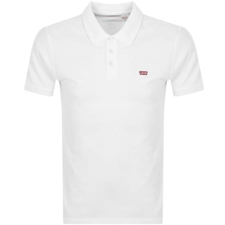 Product Image for Levis Original HM Short Sleeved Polo T Shirt White