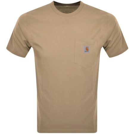 Product Image for Carhartt WIP Pocket Short Sleeved T Shirt Khaki