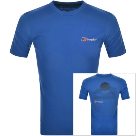 Product Image for Berghaus Snowdon Logo T Shirt Blue
