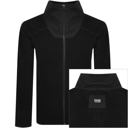 Product Image for G Star Raw Full Zip Knit Jumper Black