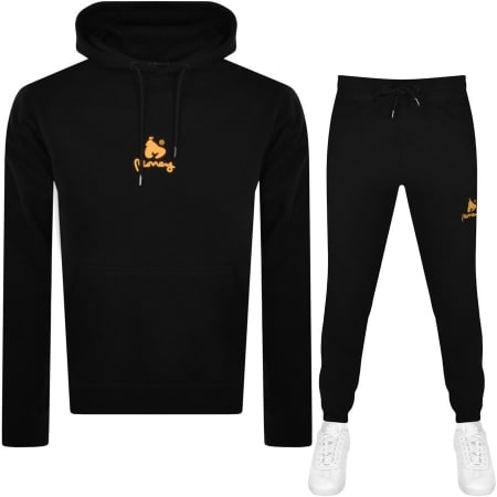 Product Image for Money Speed Logo Tape Hooded Tracksuit Black