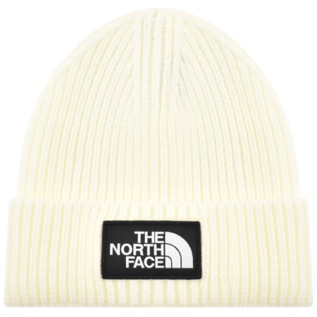 Product Image for The North Face Logo Beanie Hat White