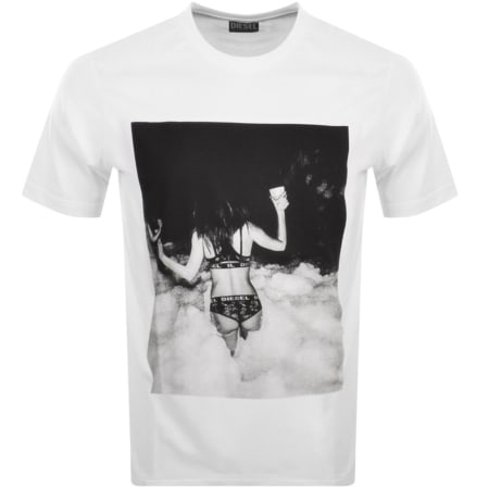 Product Image for Diesel S Wash T6 Oversized T Shirt White