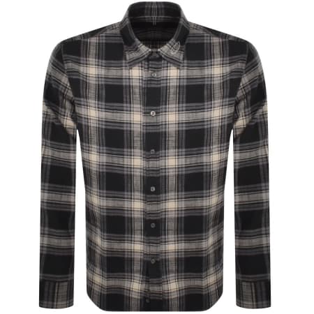 Product Image for Diesel S Umbe Check Long Sleeve Shirt Black