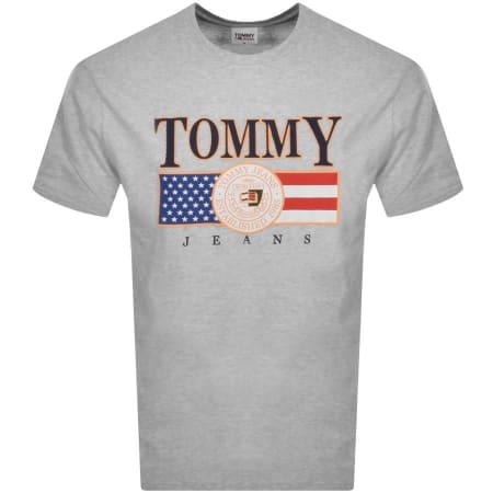 Product Image for Tommy Jeans Logo T Shirt Grey