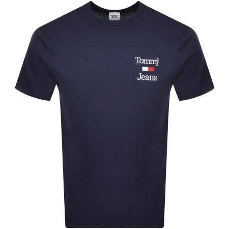 Product Image for Tommy Jeans Relaxed Chest Logo T Shirt Navy