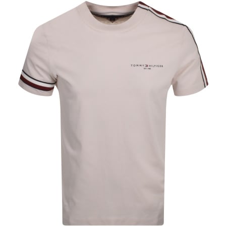 Product Image for Tommy Hilfiger Global Stripe T Shirt Cream