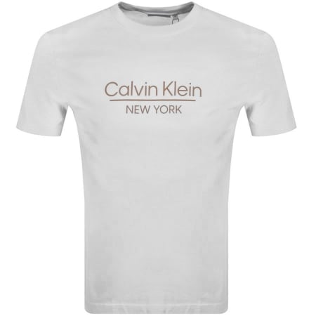 Product Image for Calvin Klein Logo T Shirt White