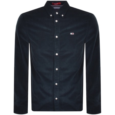 Product Image for Tommy Jeans Corduroy Long Sleeved Shirt Navy