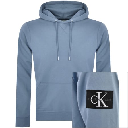 Product Image for Calvin Klein Jeans Logo Hoodie Blue