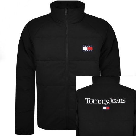 Product Image for Tommy Jeans Graphic Puffer Jacket Black
