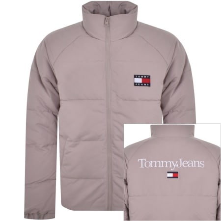 Product Image for Tommy Jeans Graphic Puffer Jacket Grey