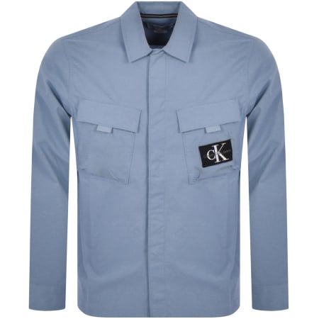 Product Image for Calvin Klein Jeans Cargo Overshirt Blue
