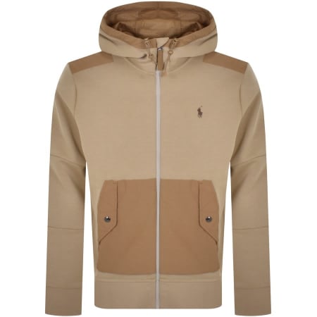 Product Image for Ralph Lauren Full Zip Hoodie Khaki