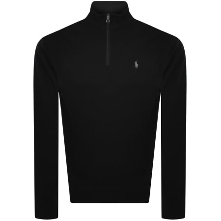 Product Image for Ralph Lauren Half Zip Sweatshirt Black