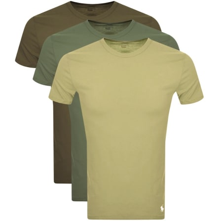 Product Image for Ralph Lauren Three Pack T Shirts Green