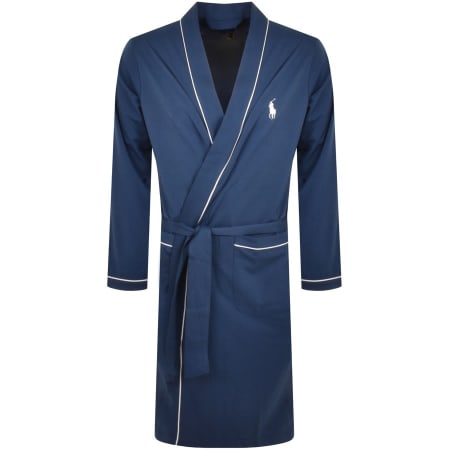 Product Image for Ralph Lauren Shawl Dressing Gown Blue