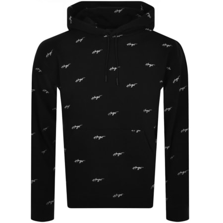 Product Image for HUGO Dortalezza Hoodie Black