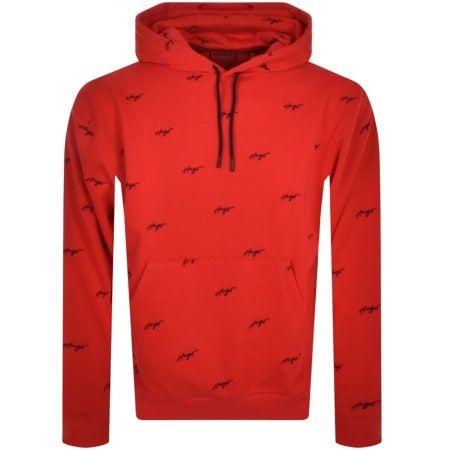 Product Image for HUGO Dortalezza Hoodie Red